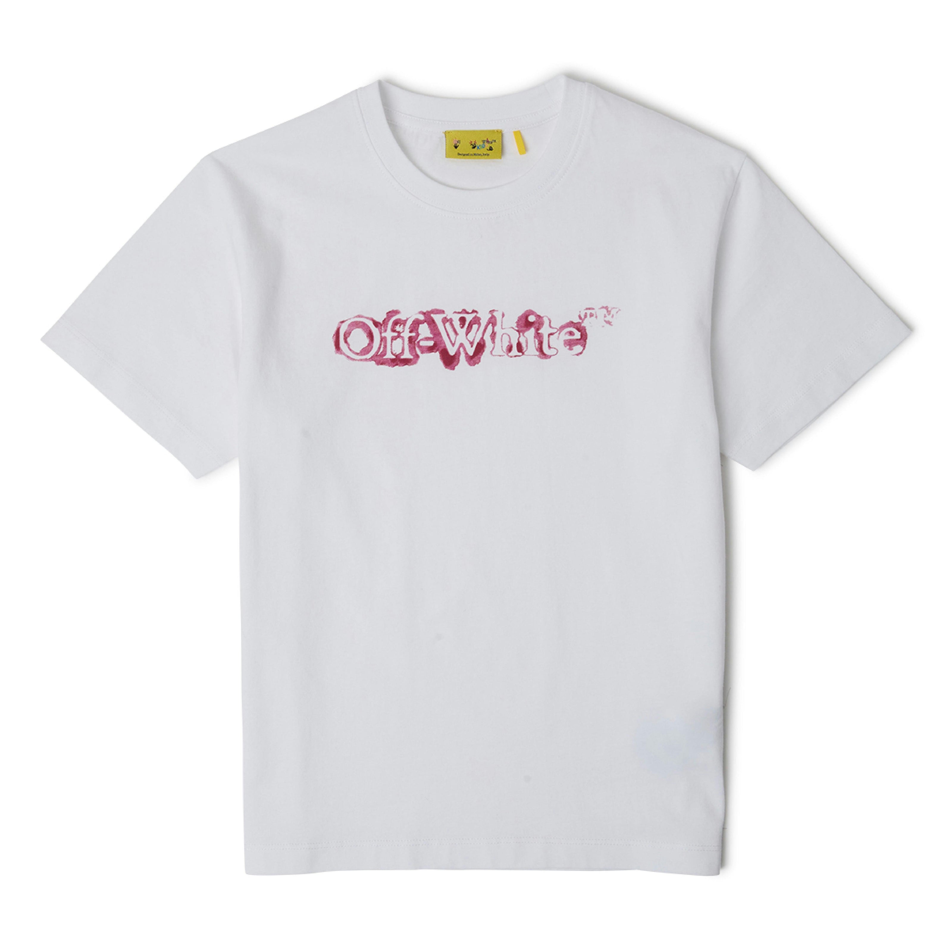 White Big Bookish Watercolor Short Sleeve T-Shirt