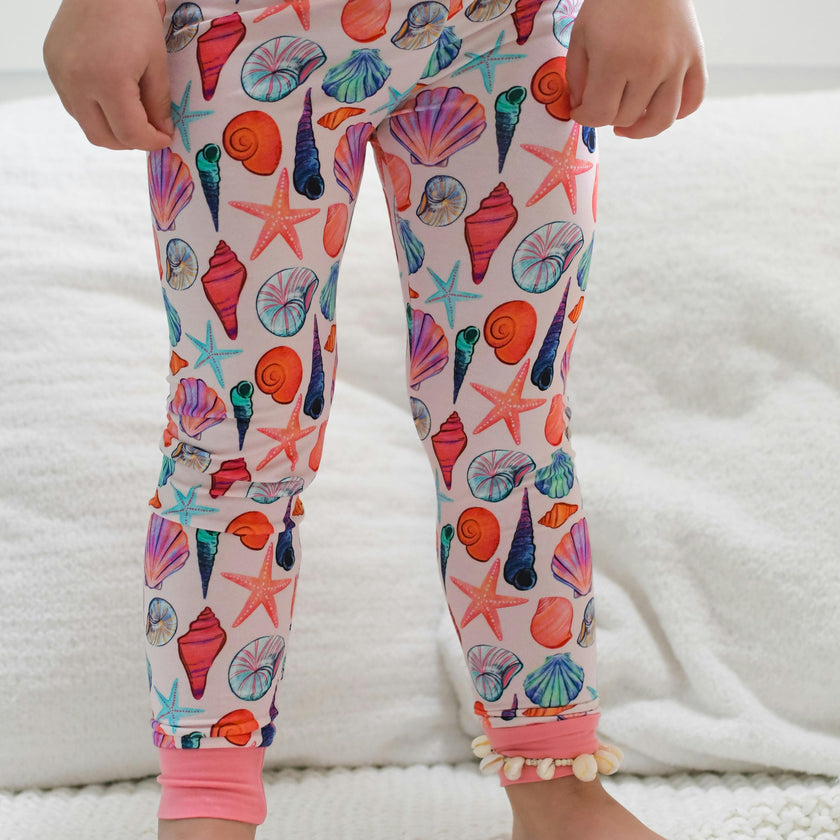 Cute as Shell Short Sleeve Pajama Set