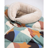 Print Zipped Puffy Car Seat Cocoon