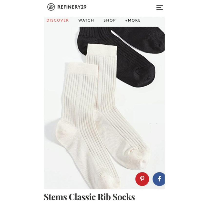 Women's Classic Silky Rib Crew Socks