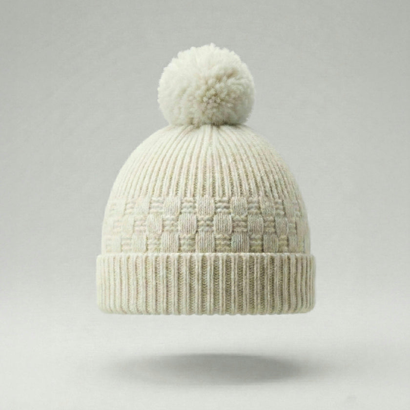 The Aspen Cashmere Baby Beanie | Cream