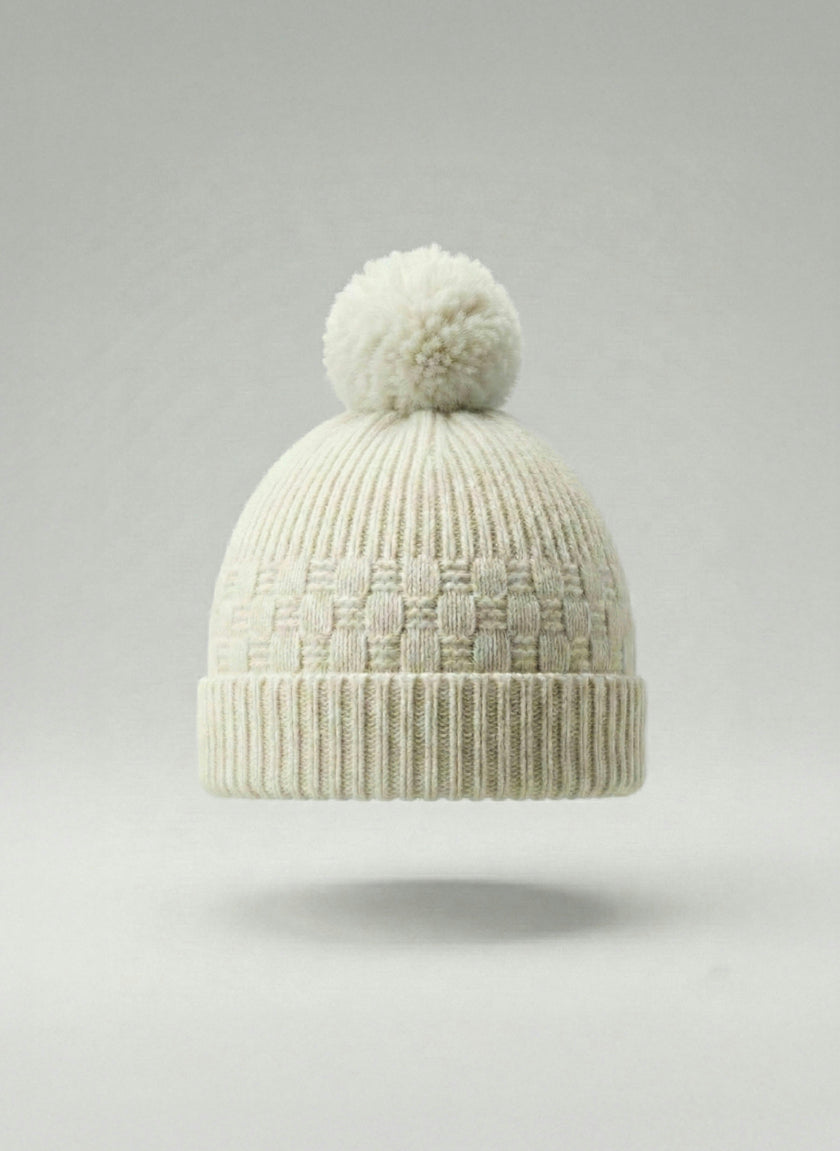 The Aspen Cashmere Baby Beanie | Cream