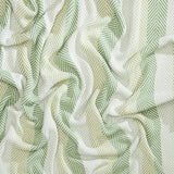 Cotton Sustainable Knit Striped | Chevron Throw Blanket - Herringbone Hues