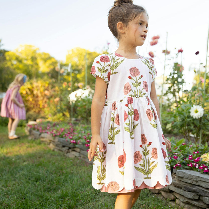 Girls Marisol Dress - Rose Dandelion