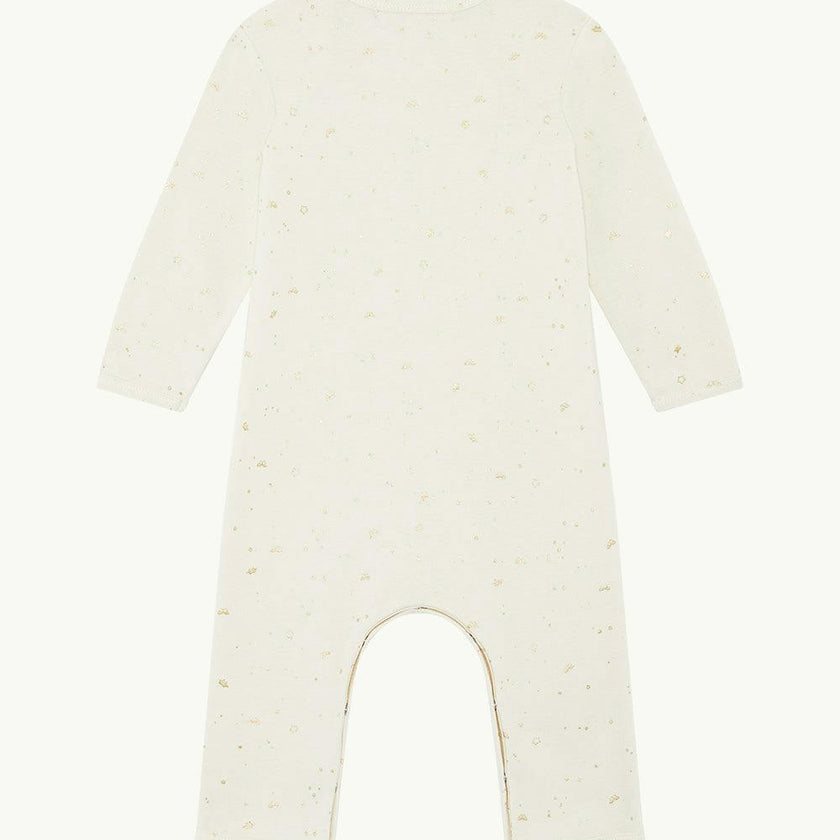 Brooklyn Star & Crown Romper - Natural
