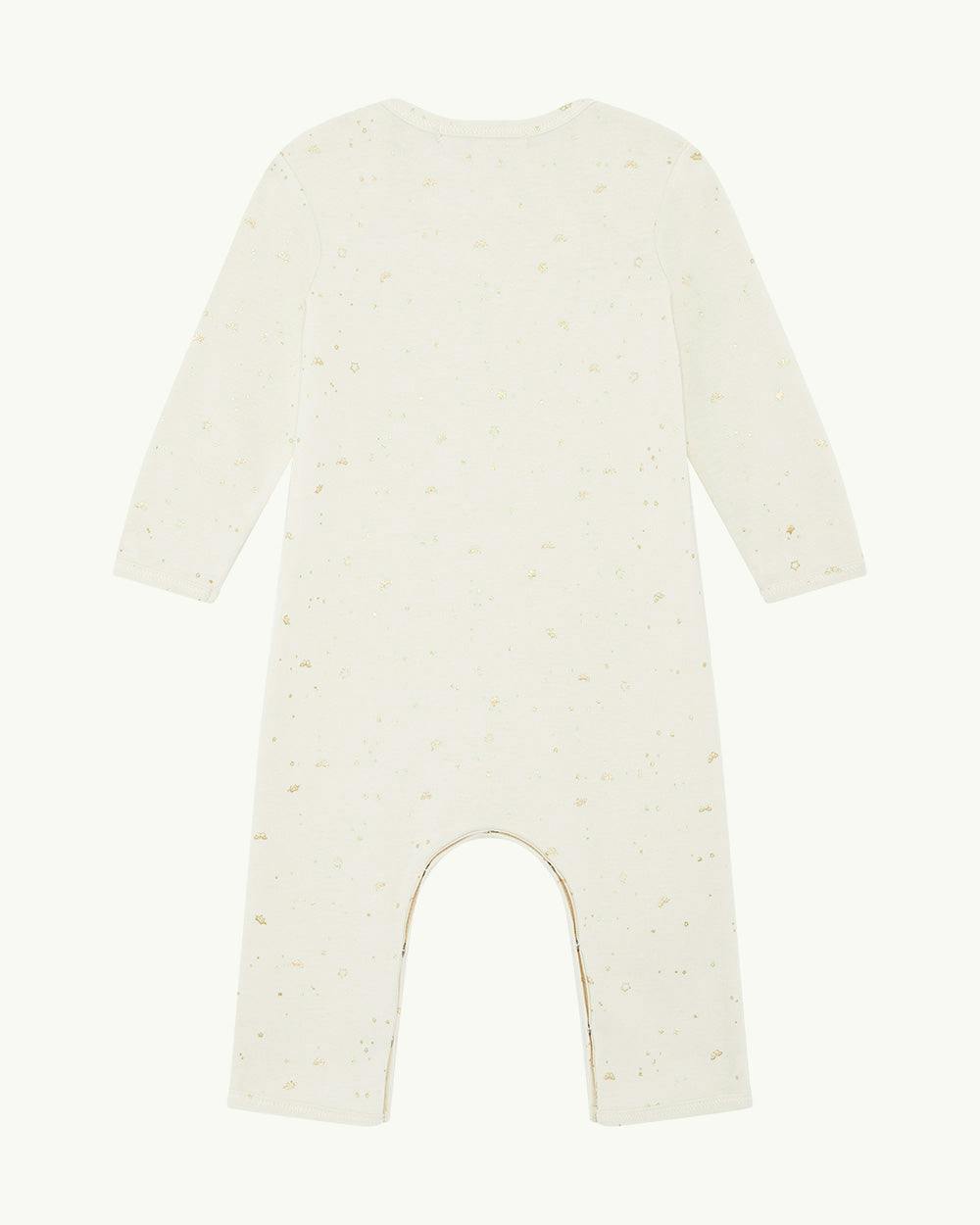 Brooklyn Star & Crown Romper - Natural