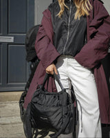 Luna Drawstring Changing Tote Black