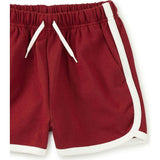 Sporty Ringer Shorts, Red