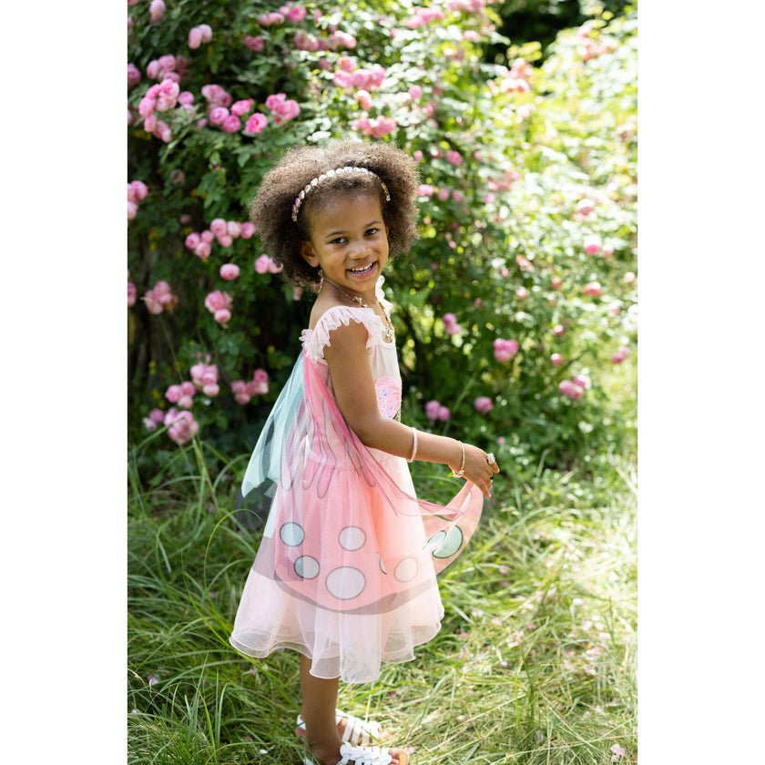 Sequins Secret Butterfly Twirl Dress with Wings