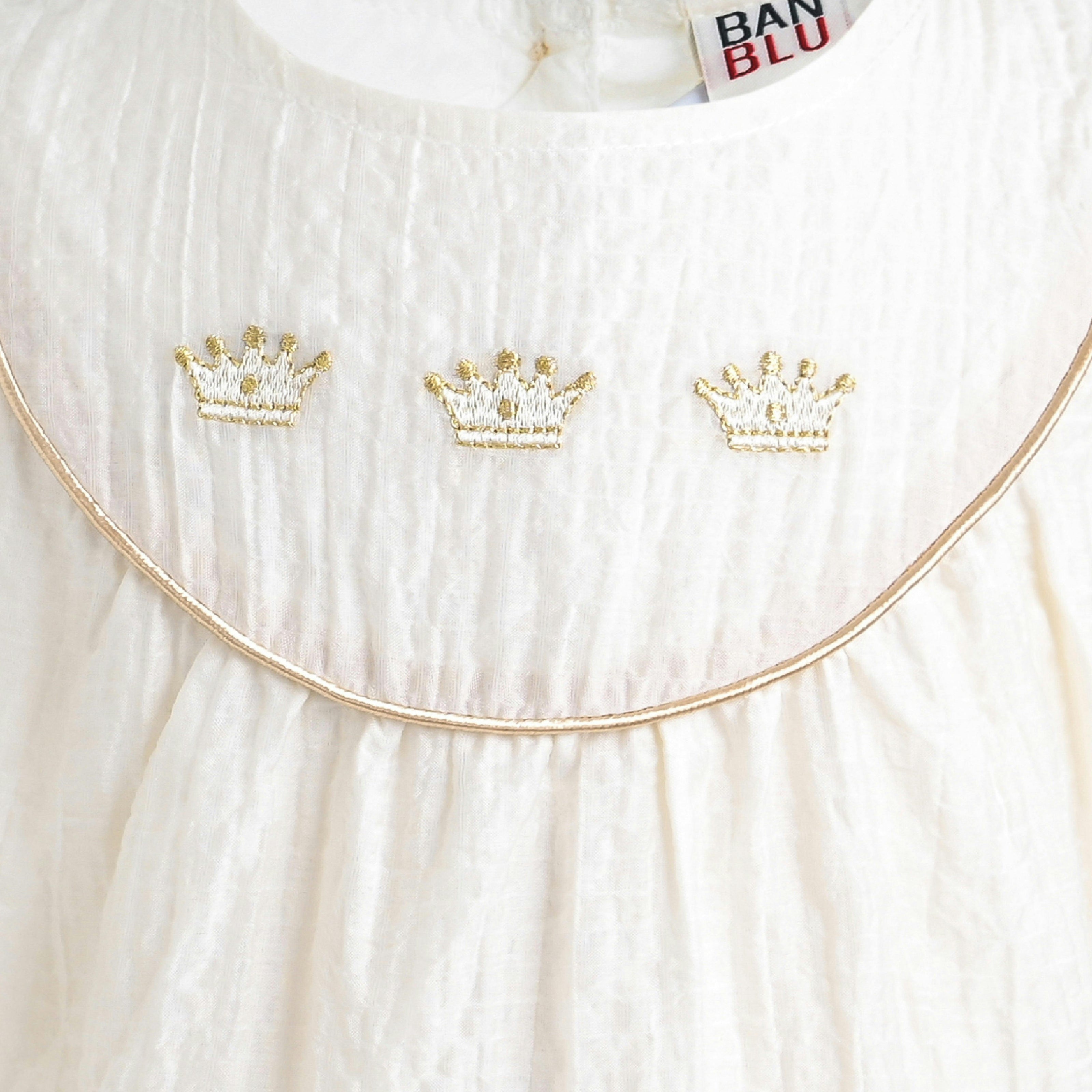 White Crown Romper