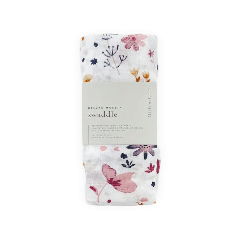 Deluxe Muslin Swaddle Blanket - Fairy Gardens