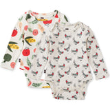 Printed Full Sleeve Bodysuit, Multi