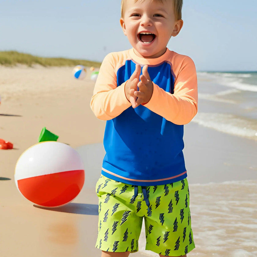 Cruz Boys Blue Orange Rashguard