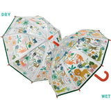Jungle Transparent Colour Changing Umbrella