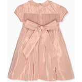 Blush Eleanor Silk Ceremony Girl Hand-Smocked Dress