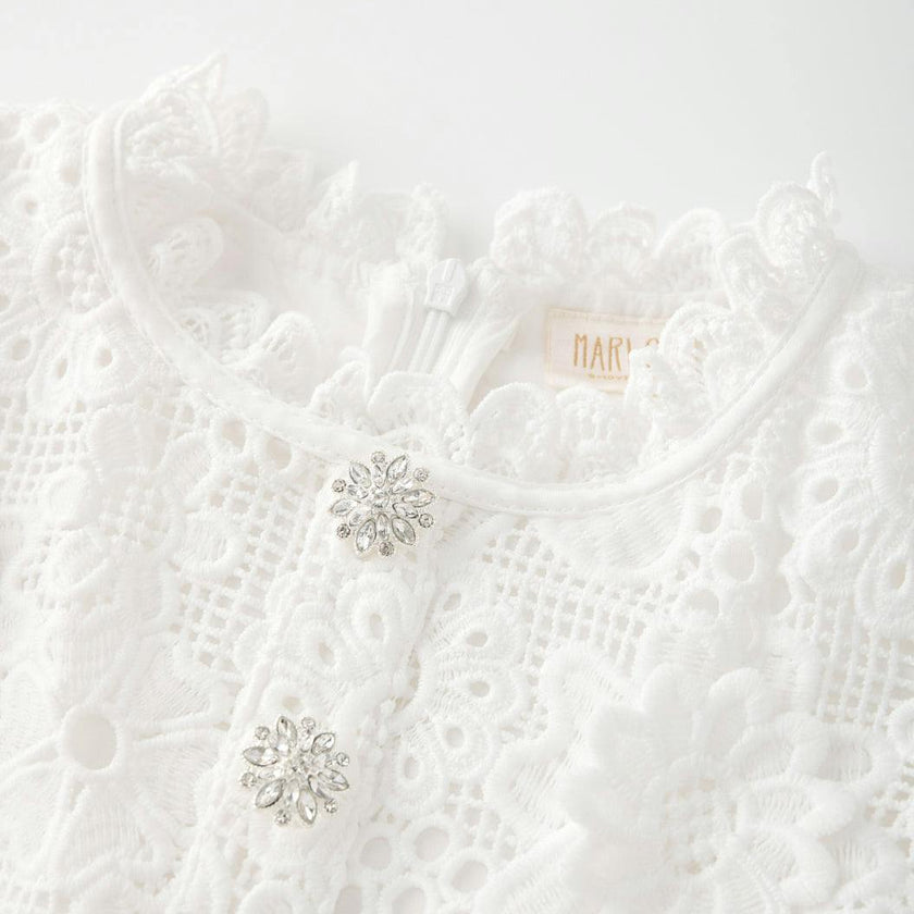 Lucinda Embroidered Mini Dress