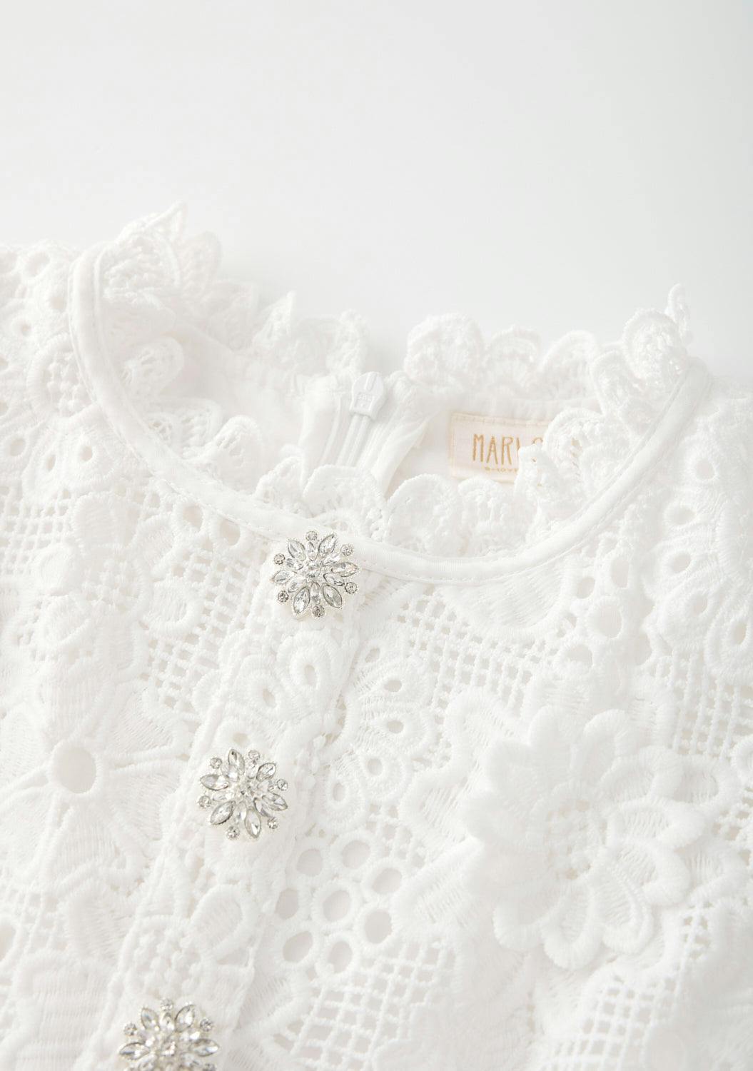 Lucinda Embroidered Mini Dress