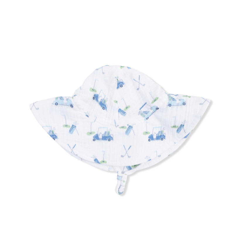 Baby Golf Carts Blue - Wide Brim Sun Hat