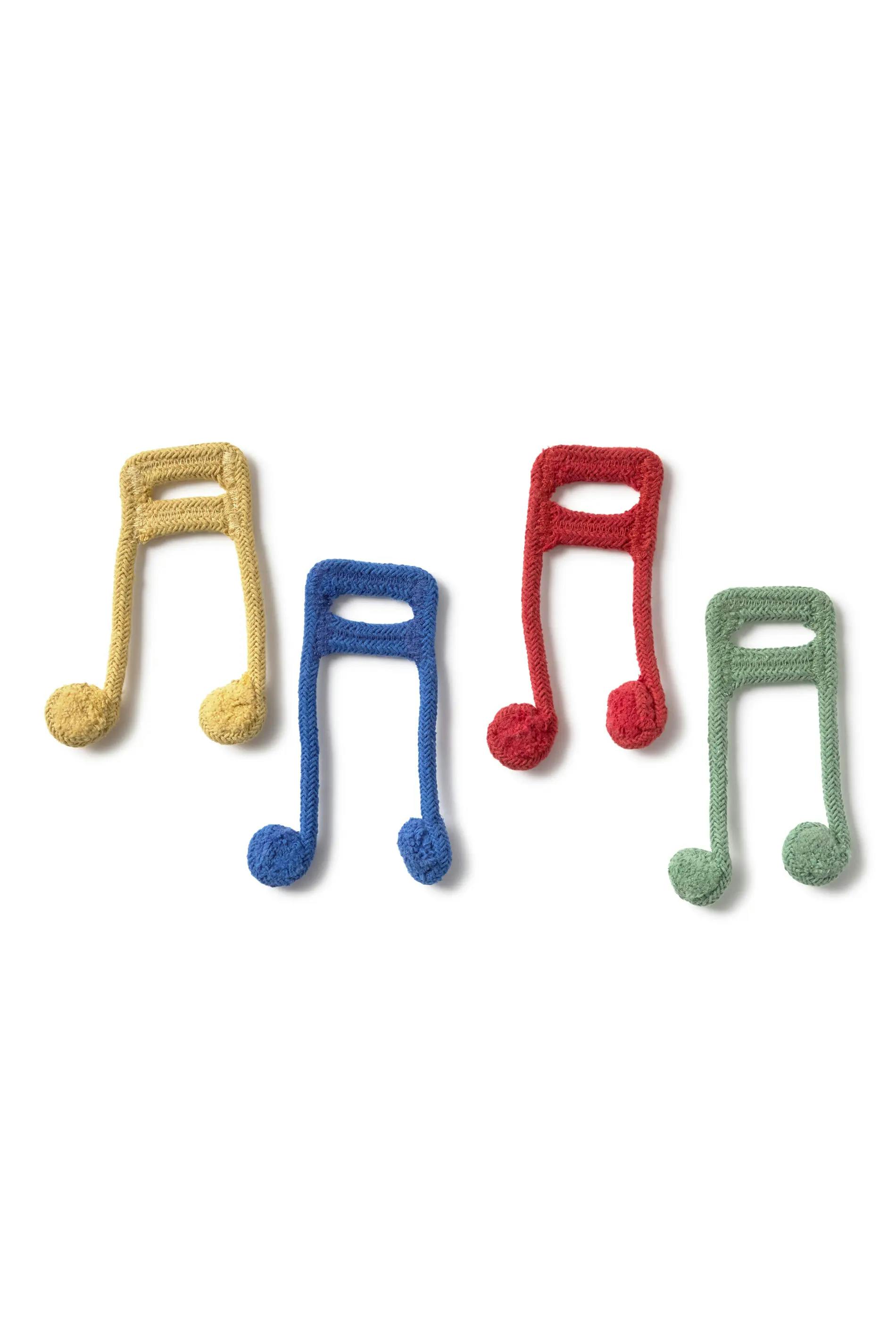 Washable Play Rug Musical Notes Colors