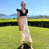 Girl's Wrap Skirt - Sand