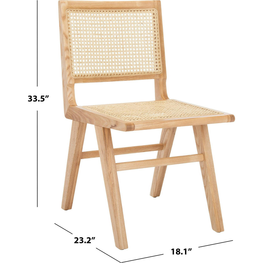 Set of 2 Hattie French Cane Chair