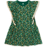 Crochet Trim Ruffle Dress 2.0, Green