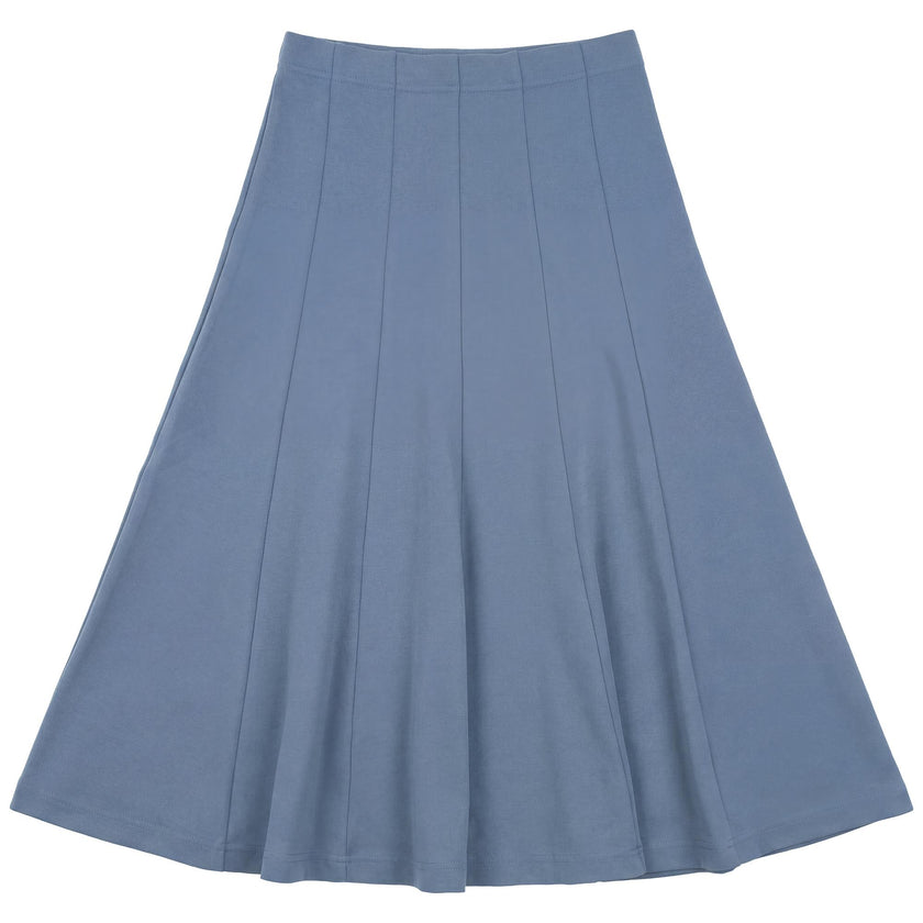 Midi Length Panelled Skirt