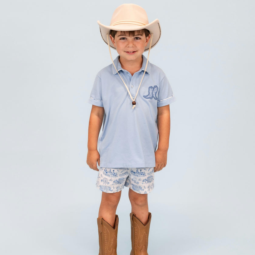 Fields Boy Polo Set - Dallas