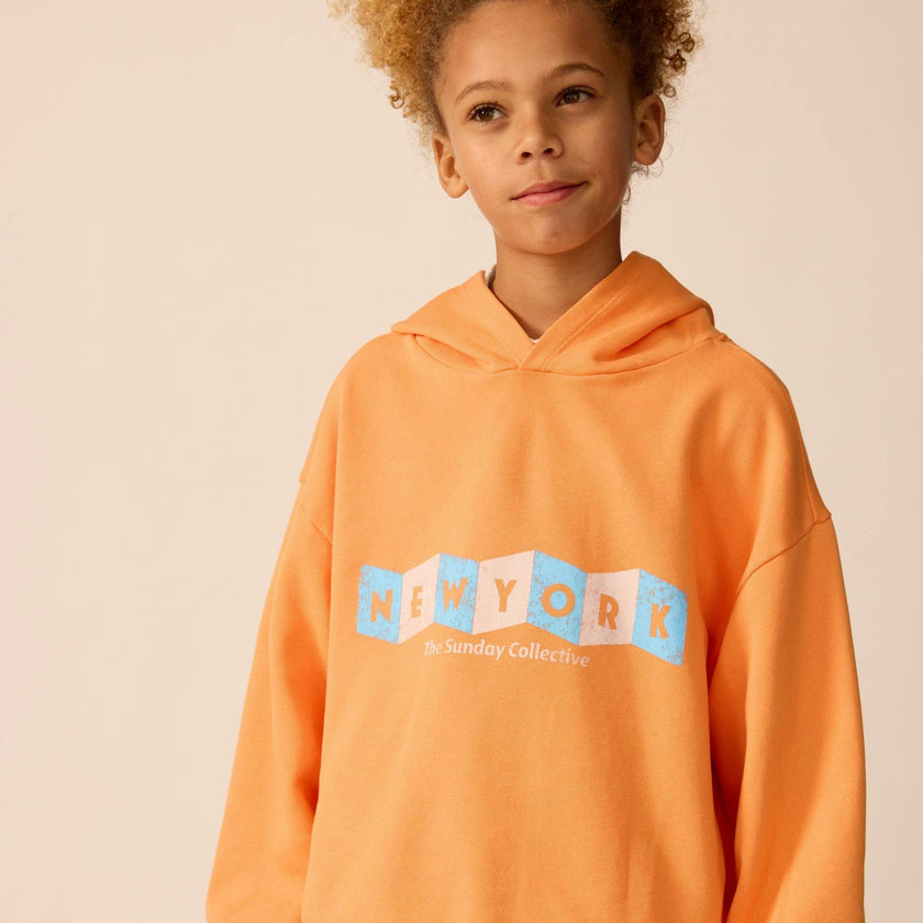 Organic Weekend Hoodie in Overtime Orange