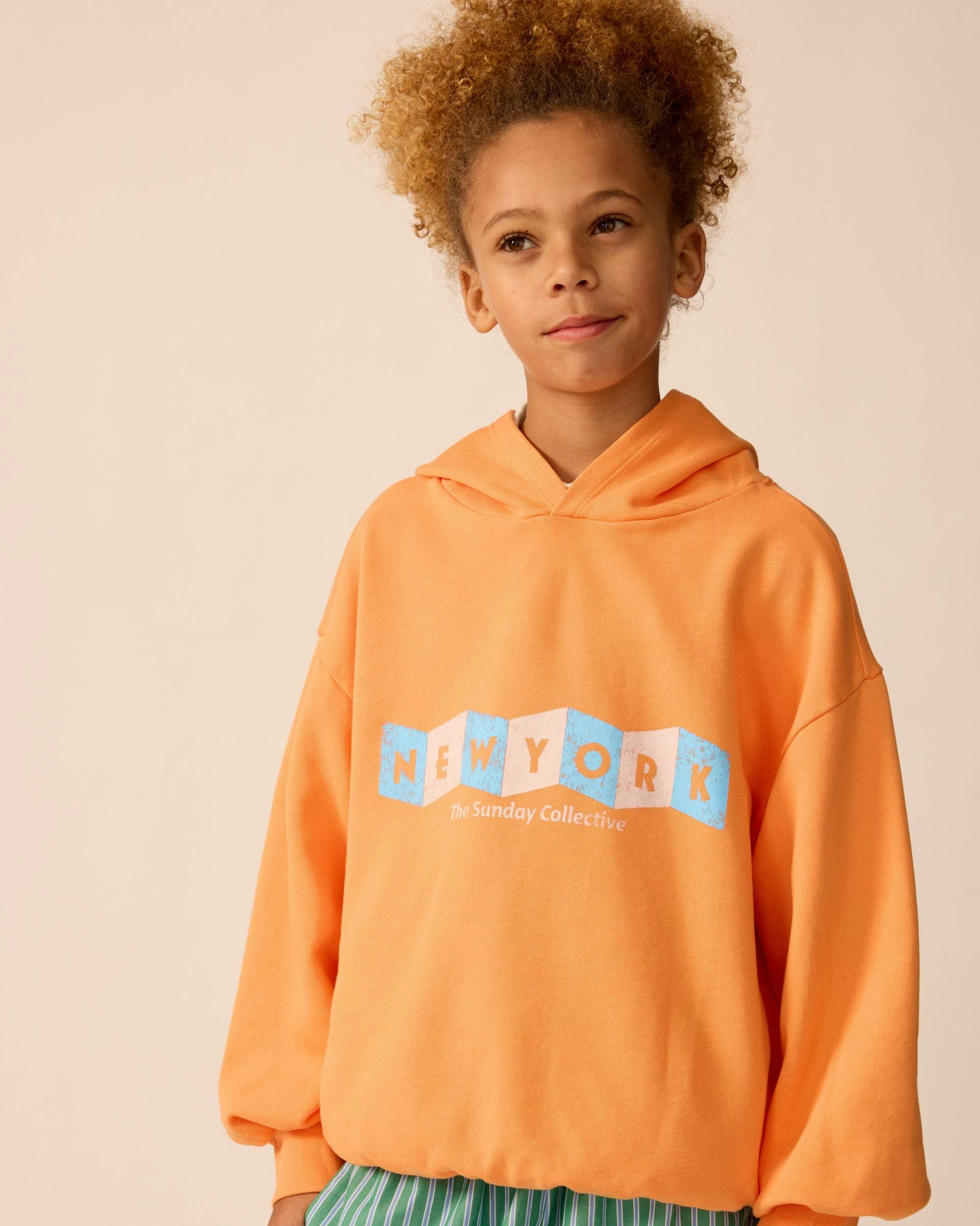 Organic Weekend Hoodie in Overtime Orange