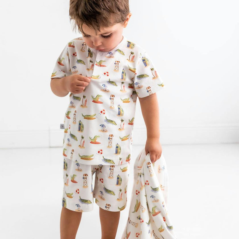 Alligators Pima Cotton Baby Blanket