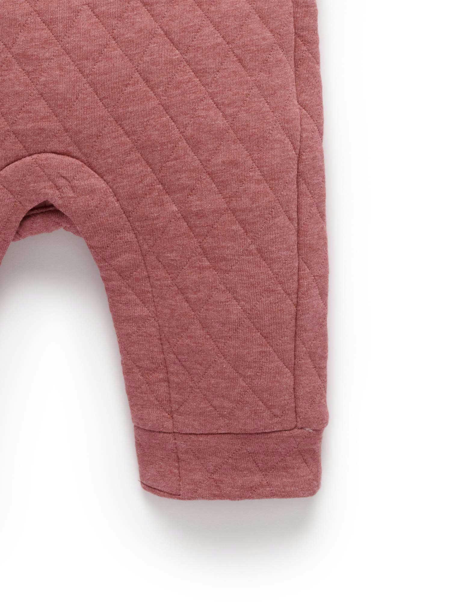 Quilted Overall Toadstool Melange