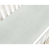 Picnic Gingham Crib Sheet - Green