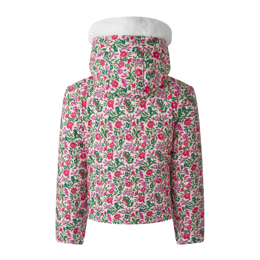 Floral Hooded Puffer Jacket