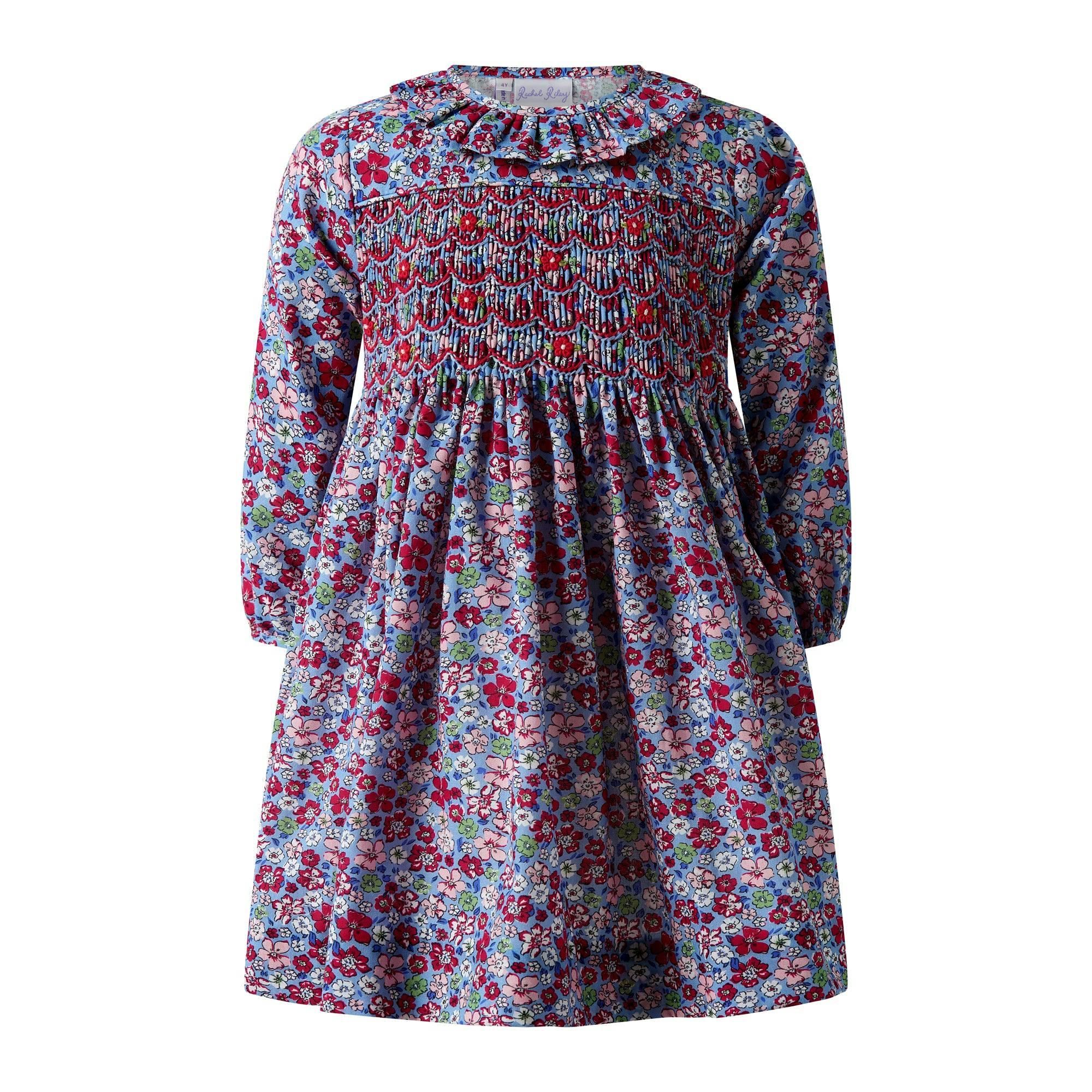 Country Garden Smocked Dress & Bloomers