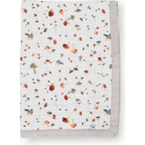 Cotton Muslin Baby Quilt - Mushrooms