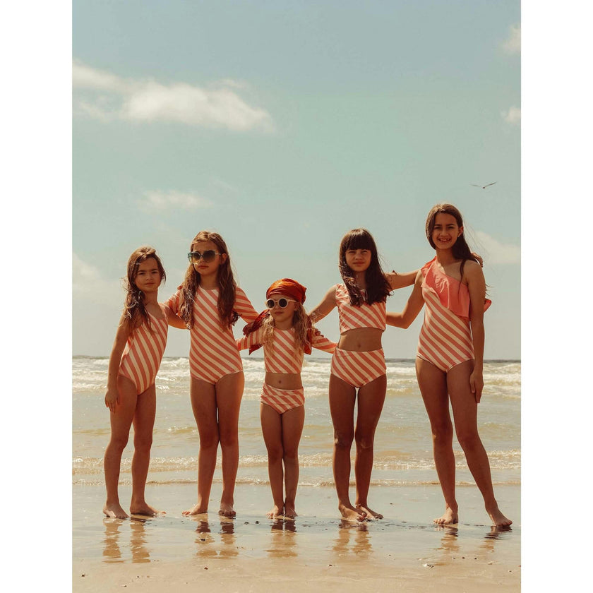 Soleil Stripe Two Piece Long Sleeve