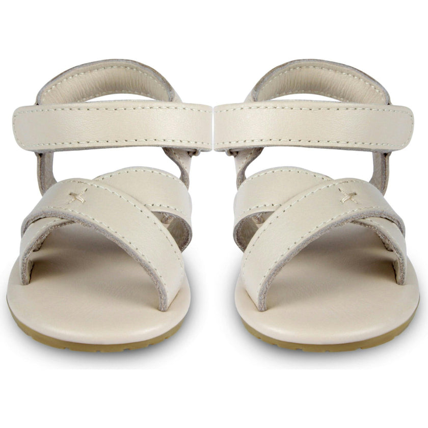 Tobi Cross Strap Leather Sandals