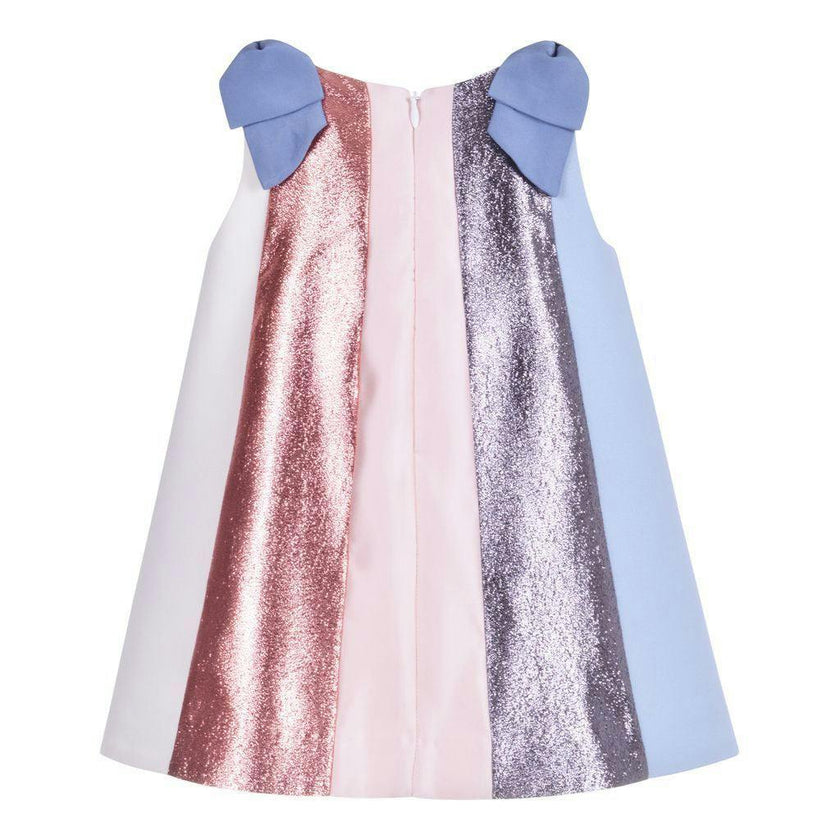 Rainbow Trapeze Dress & Bloomers