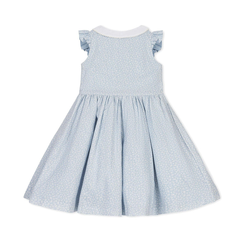 Linen Dress with Peter Pan Collar