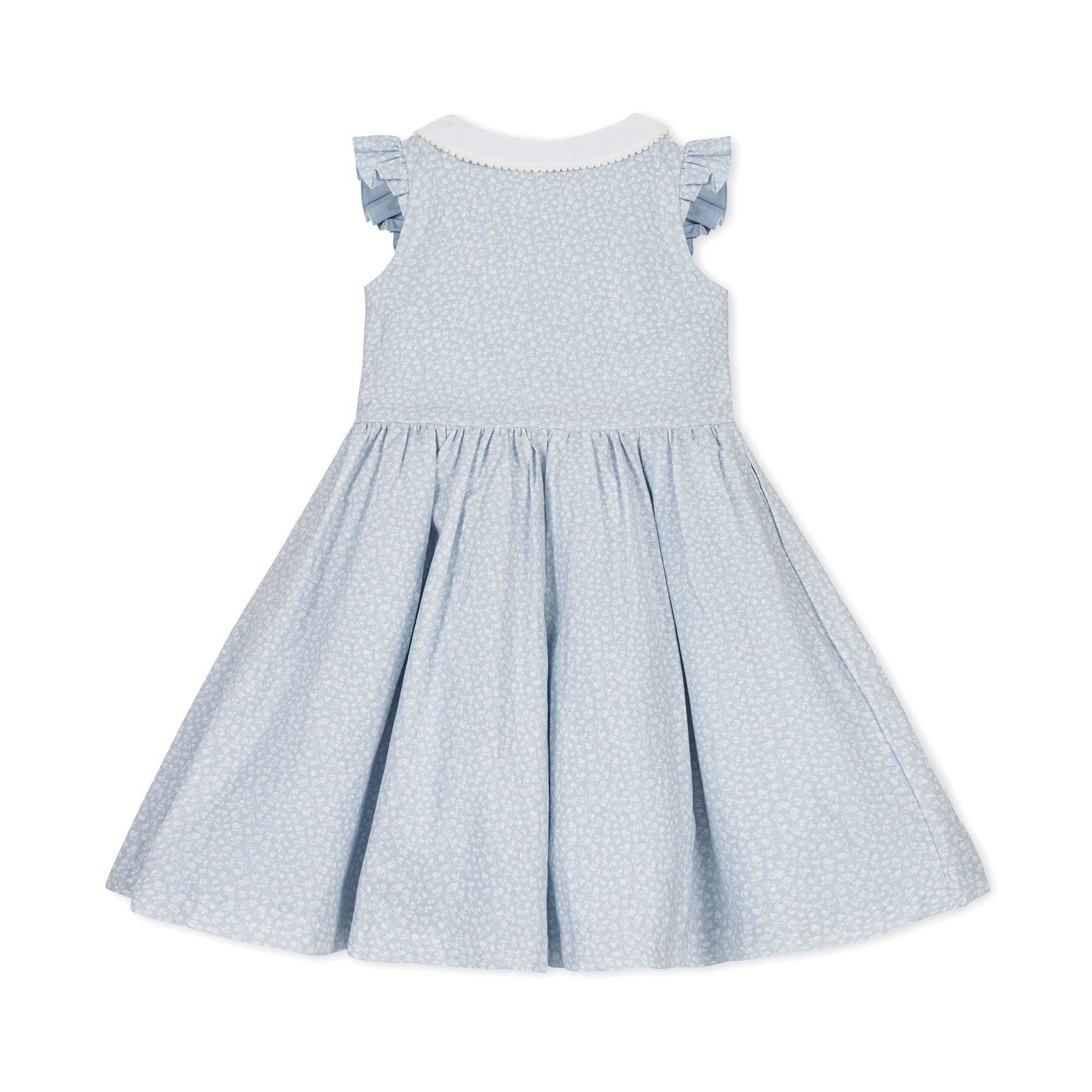 Linen Dress with Peter Pan Collar