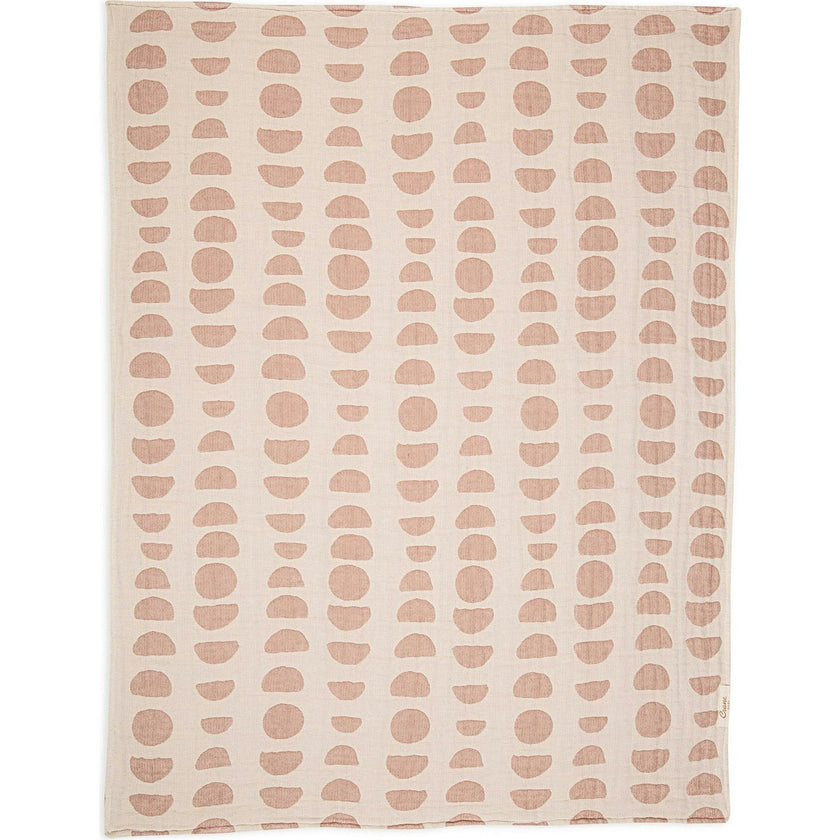 Jacquard Blanket Copper Moon Phase