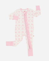 Bamboo LS Zipper Romper