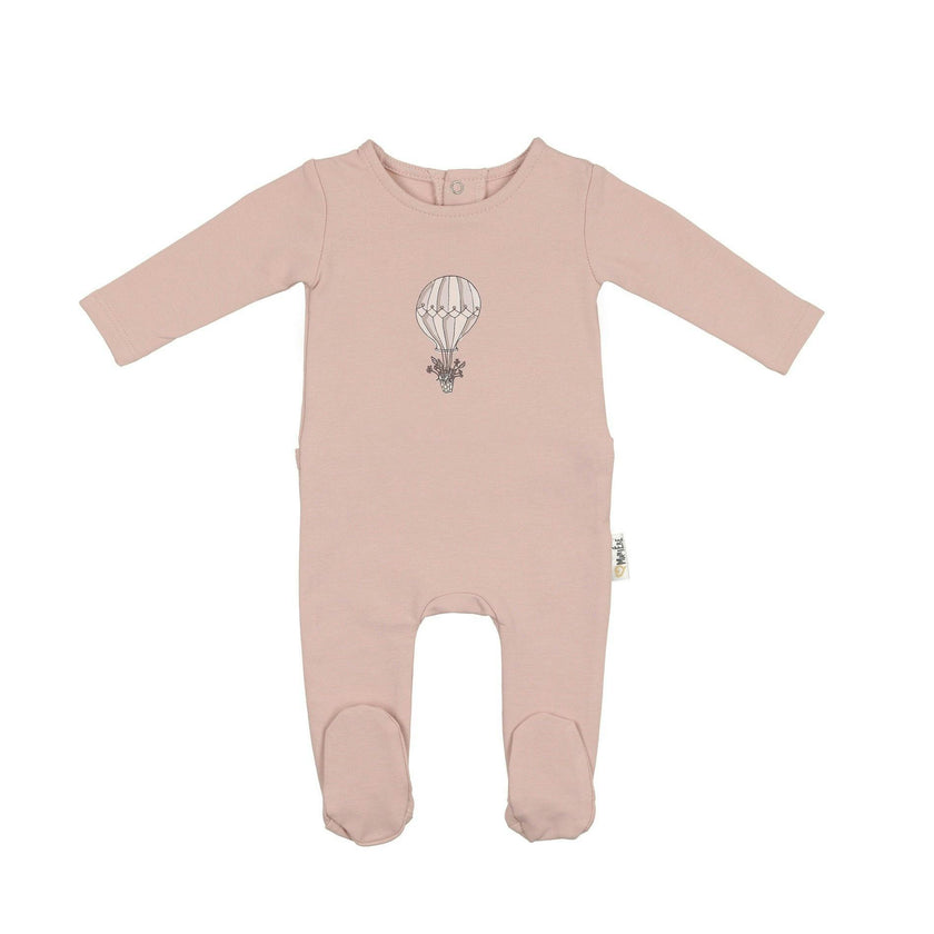 Air Balloon Footie and Beanie Set