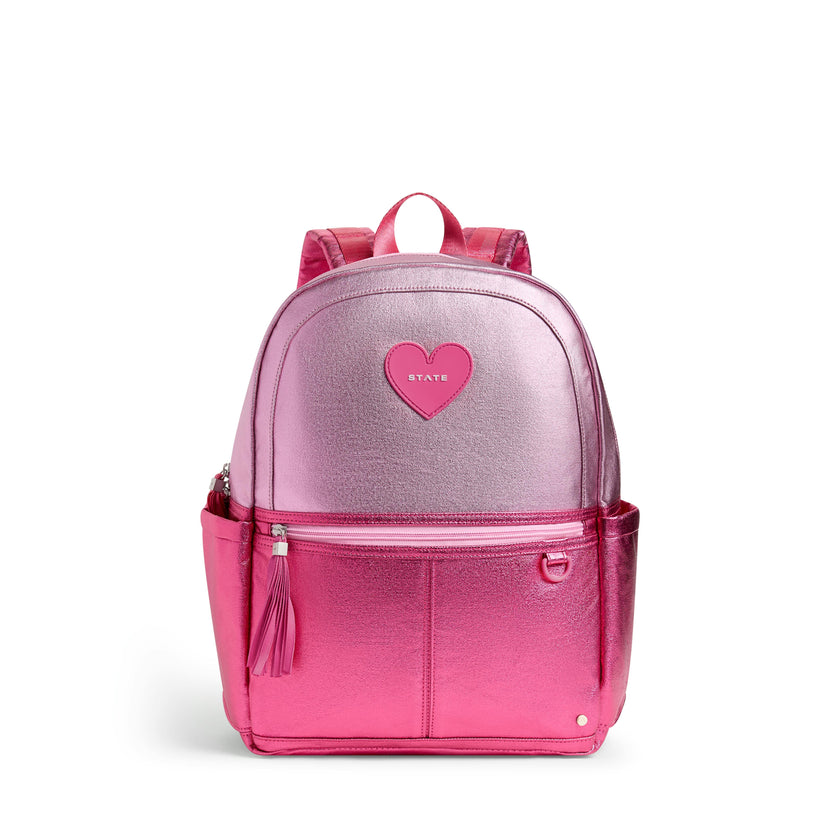 Kane Backpack, Metallic Hot Pink/Pink Colorblock