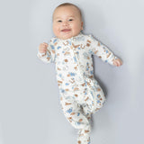 Football Nursery - 2 Way Zipper Footie