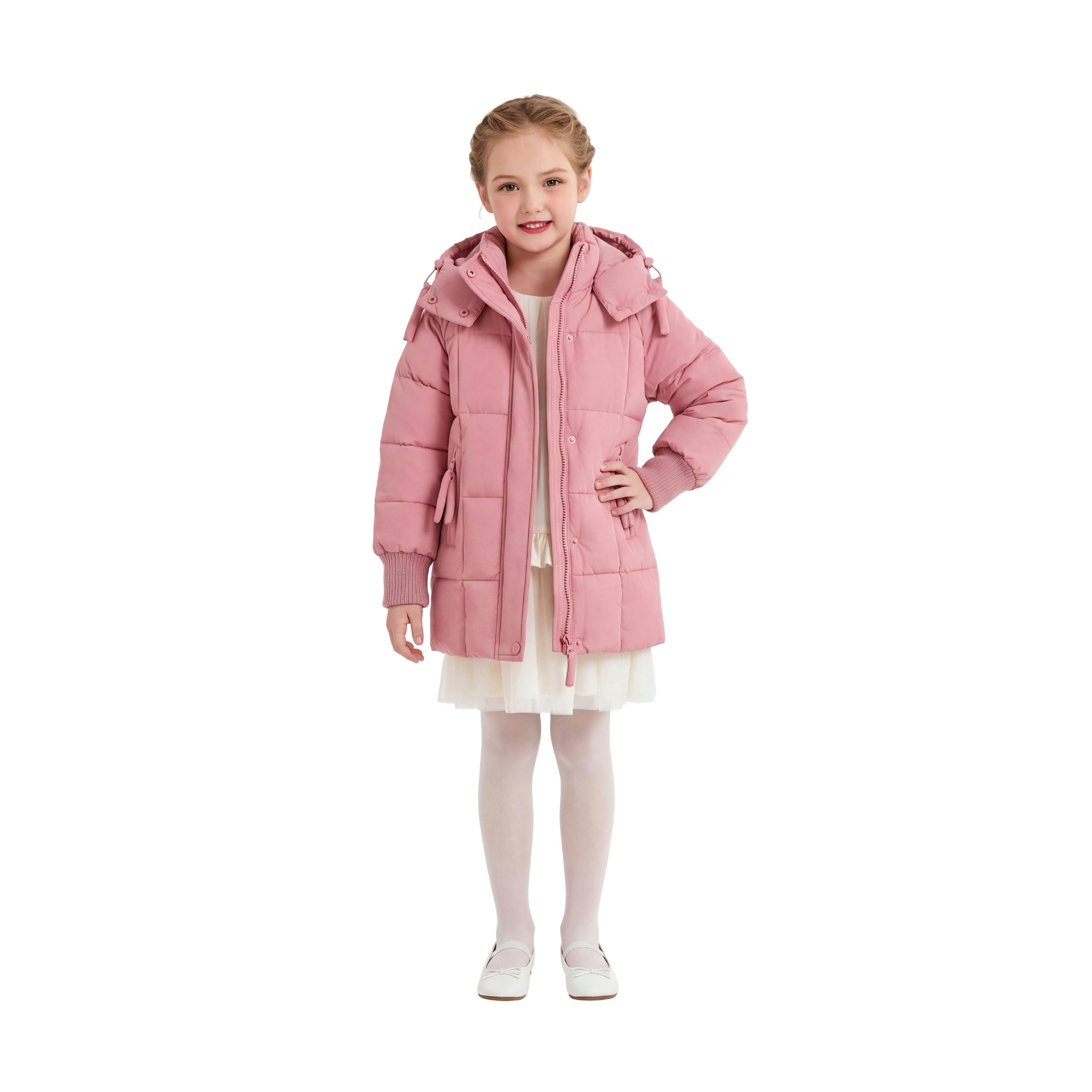 Rose Quilted Hooded Jacket
