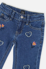 Boot Leg Jeans Navy Blue Denim