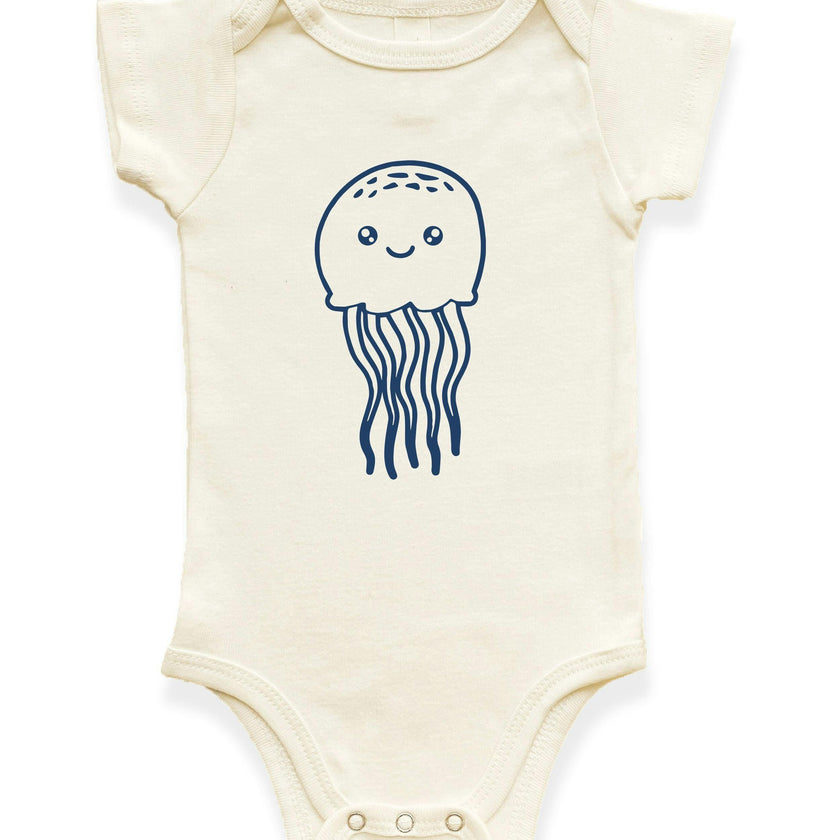 Jellyfish Organic Cotton Baby Bodysuit
