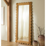 Glendetta Rattan 70" Rectangle Mirror